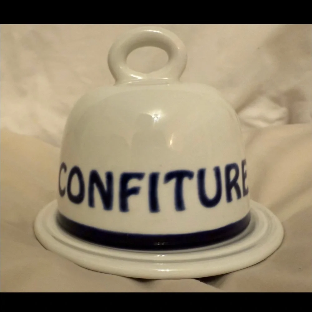 Williams Sonoma Jam /Jelly Confiture Ceramic Container